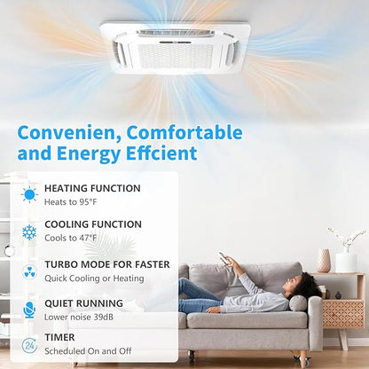 Bonnlo 12000 BTU Ceiling Cassette Air Conditioner - Image 4