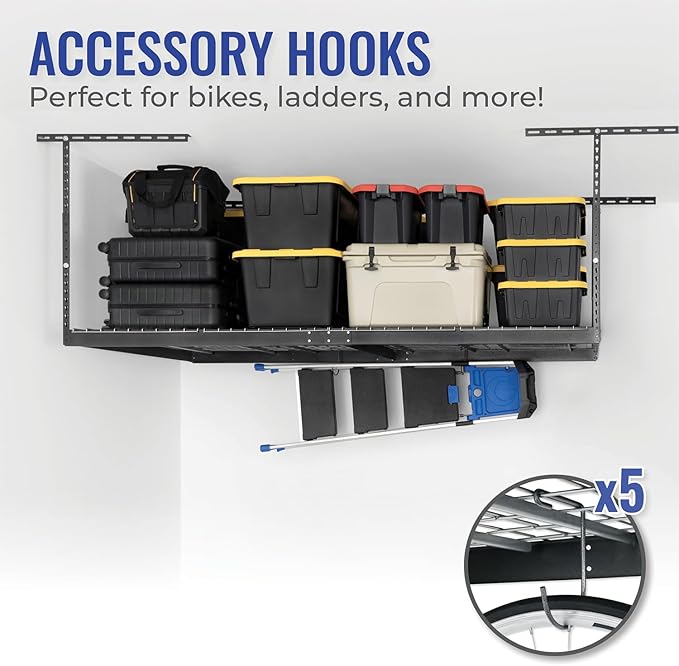 SafeRacks Overhead Garage Storage Rack - Image 3