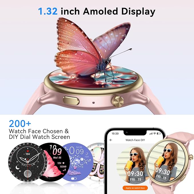 Smart Watch for Women Fitness Tracker: Waterproof Digital Mens Watches Make - Image 6