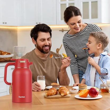68 Oz Thermal Coffee Carafe, Stainless Steel Insulated Vacuum Coffee Carafes - Image 2