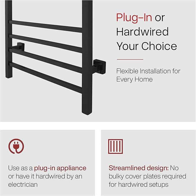 WarmlyYours Heated Towel Rack for Bathroom - Image 10