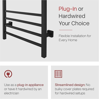 WarmlyYours Heated Towel Rack for Bathroom - Image 10