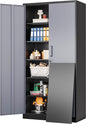 SISESOL Wide & Deep Metal Storage Cabinet by SISESOL