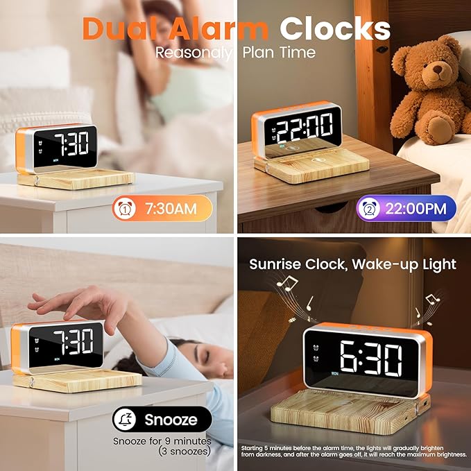 CHOUYONL Alarm Clocks for Bedrooms - Image 7