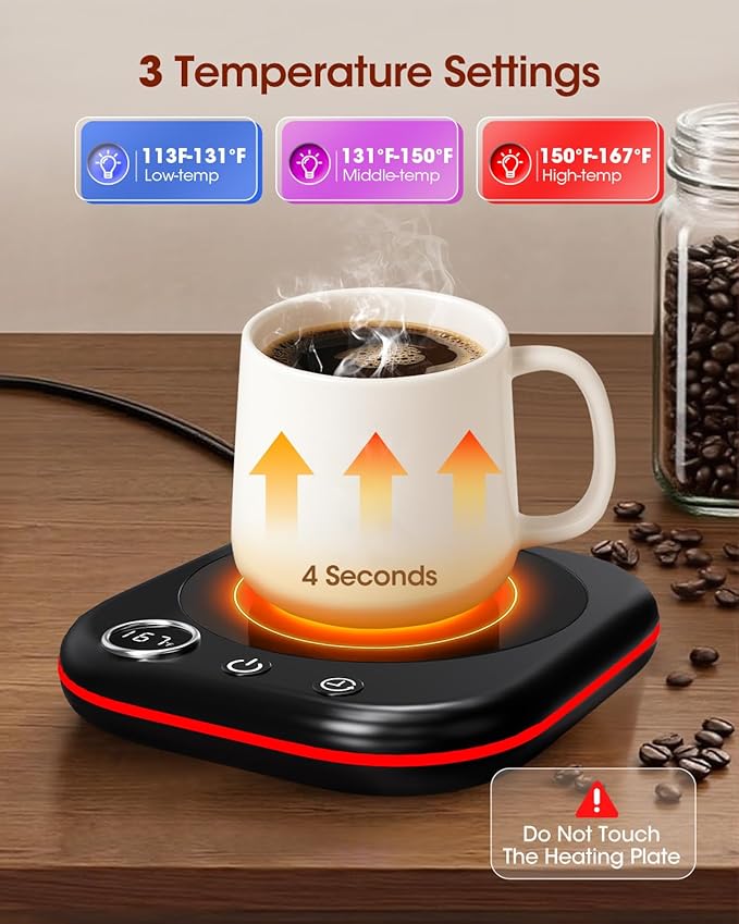 Coffee Mug Warmer - 36W Cup Warmer - Image 3