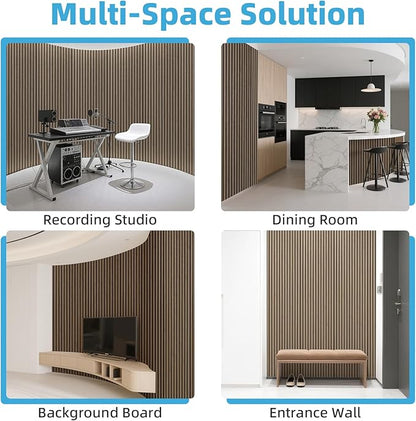 Art3d 2-Pack Acoustic Wood Slat Wall Panel - Image 9