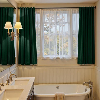 Lazzzy Velvet Blackout Curtains Thermal Insulated Room Window Drapes Super Soft - Image 6