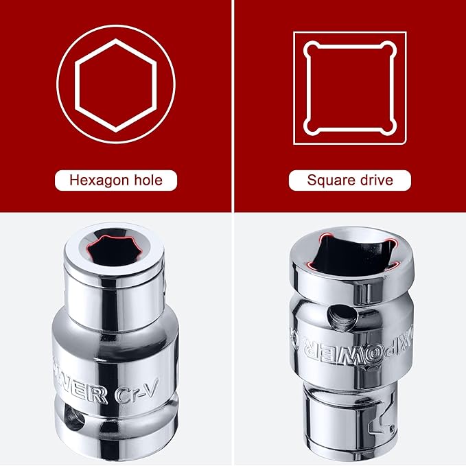 MAXPOWER Hex Bit Holder Socket Set - Image 5