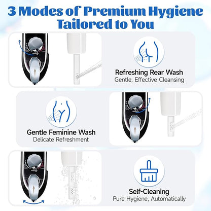 Toilet Attachment for Toilets Seat, Self-Cleaning Hot&Cold Water Bidet-Toilet - Image 3