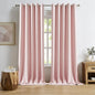 DUALIFE Baby Pink Curtains Panels by DUALIFE