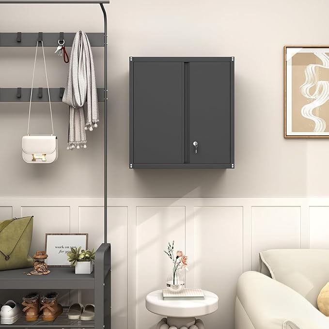 GREATMEET Locking Metal Wall Cabinets - Image 7