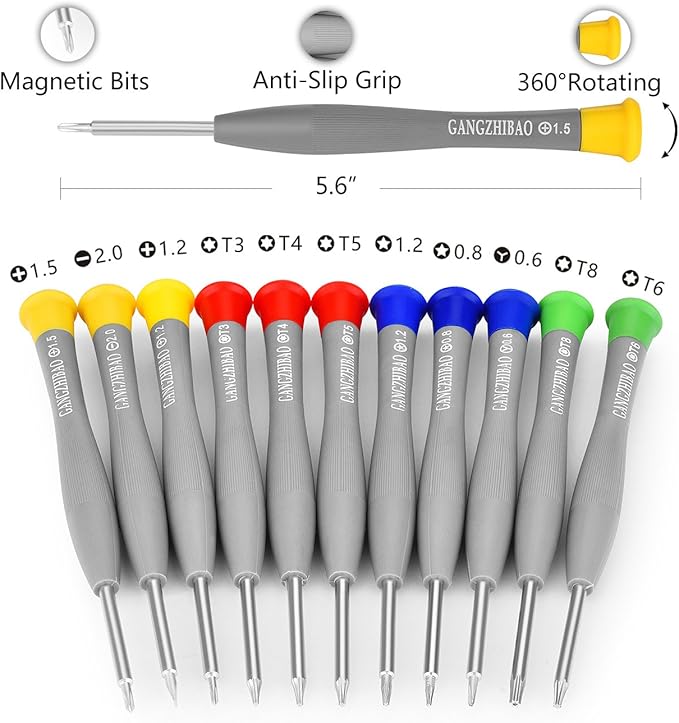 21pcs Precision Screwdriver Set Magnetic, GangZhiBao Repair Tools Kit - Image 4