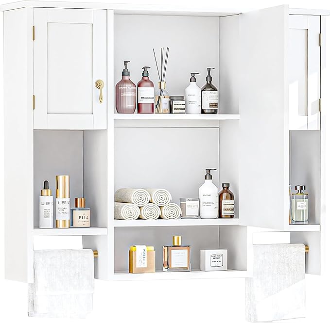 VECELO Bathroom Wall Cabinet - Image 7