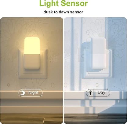 MAZ-TEK Plug in Night Light, Warm White LED Nightlights - Image 4