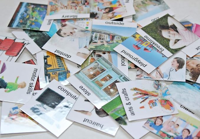 Smile4Autism Loose Visual Picture Cards, Receptive and Expressive Language by Smile4Autism