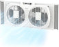 Comfort Zone Twin Window Fan by ComfortZone