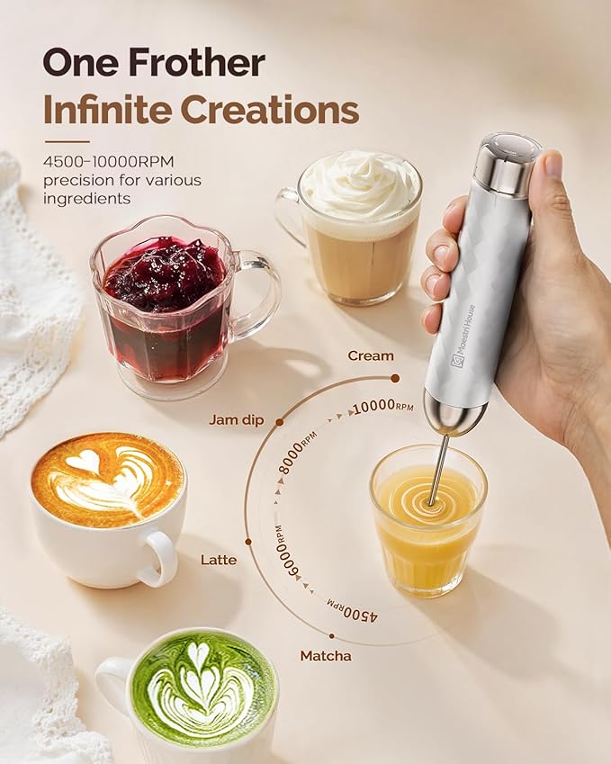 Maestri House Rechargeable Milk Frother - Image 4