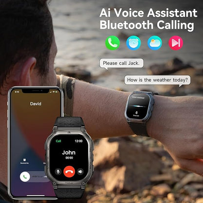 AMAZTIM Smart Watch, 60 Days Extra-Long Battery, 50M Waterproof, Rugged - Image 3