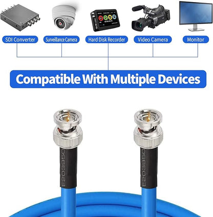 Superbat SDI Cable BNC Cable 3G/6G/12G，1-300FT, Supports HD-SDI/3G-SDI/4K/8K - Image 6