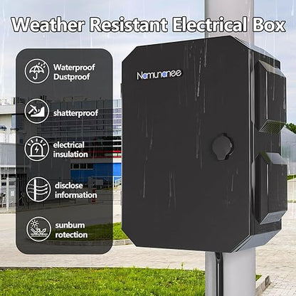 Outdoor Electrical Box, Cold-Rolled Steel Plate, Aluminum Alloy Back Beam - Image 2