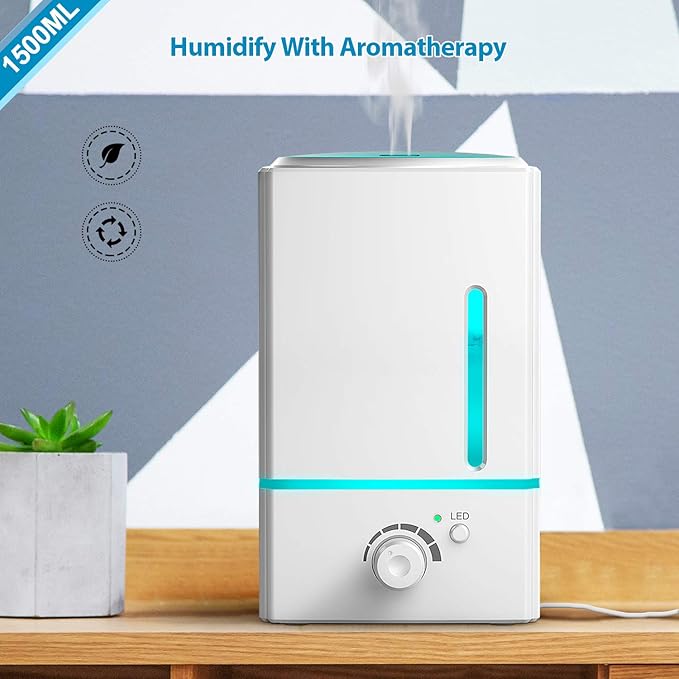 Exqline 1500ml Large Aroma Essential Oil Diffuser - Image 7