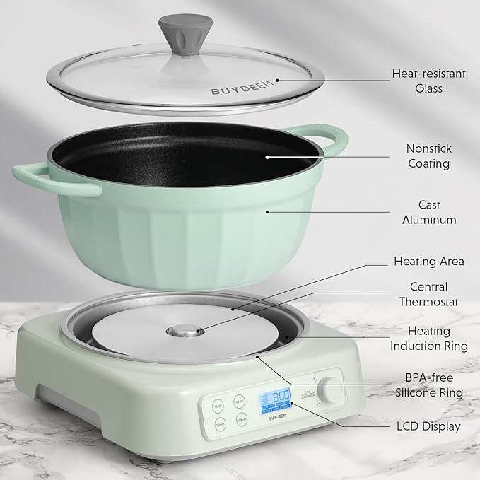 BUYDEEM 5-in-1 Slow Cooker 4.7QT - Image 6
