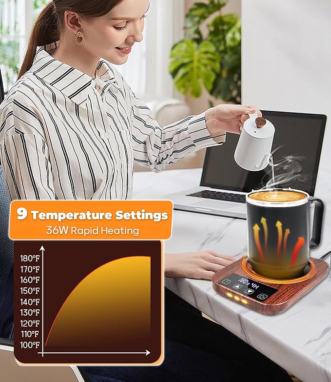 Coffee Mug Warmer Set for Desk - Image 2