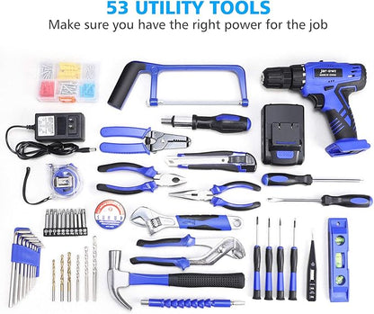 112 Piece Power Tool Combo Kits - Image 2