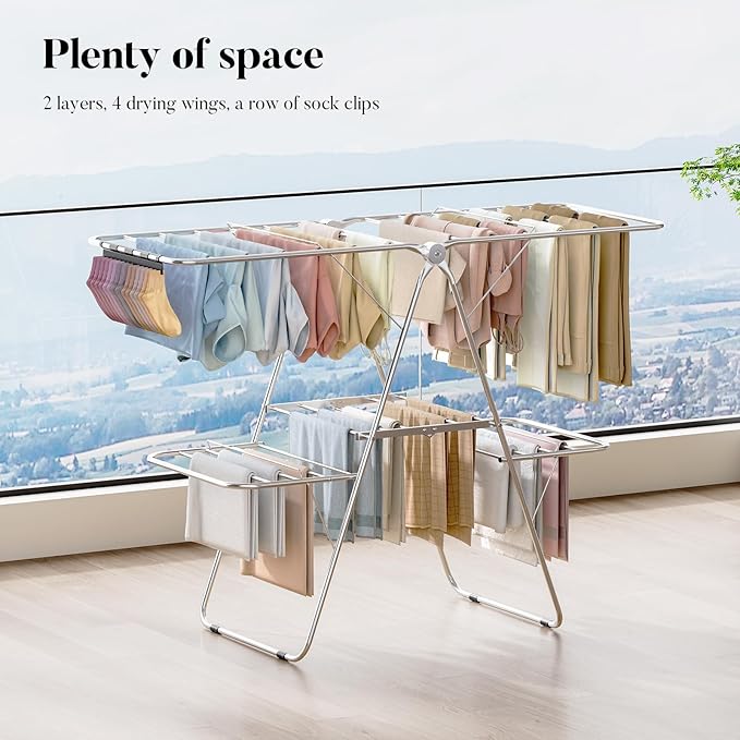 APEXCHASER Clothes Drying Rack - Image 8