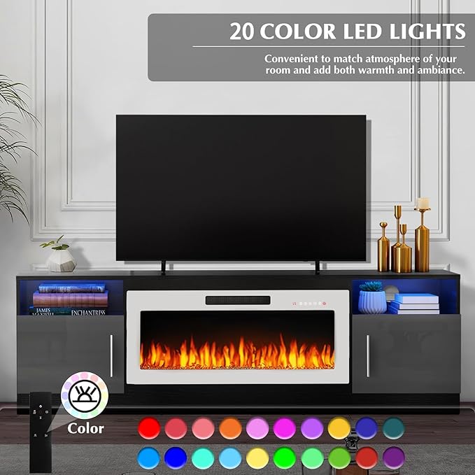 Lemberi Fireplace tv Stand - Image 4