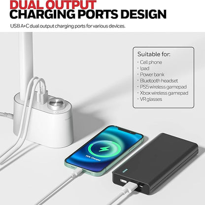 Honeywell LED Desk Lamp with USB Charging Ports - Image 5