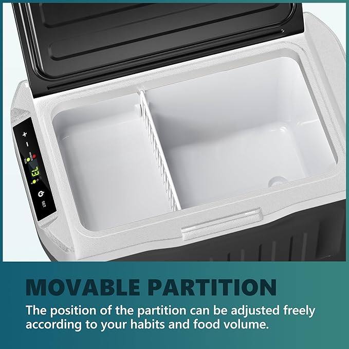 EUHOMY 12 Volt Refrigerator, 22QT 12V Cooler, Compressor Electric Cooler -4℉~68℉ - Image 3