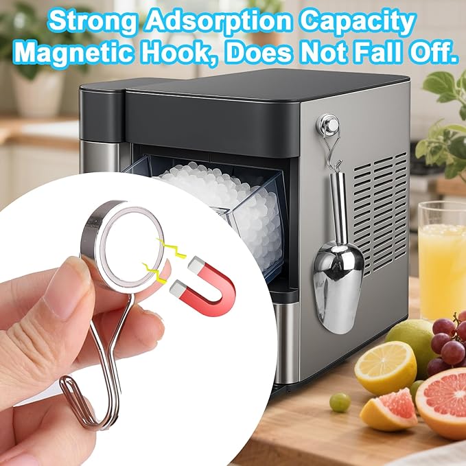 Stainless Steel Ice Scoop for Freezer - Image 4