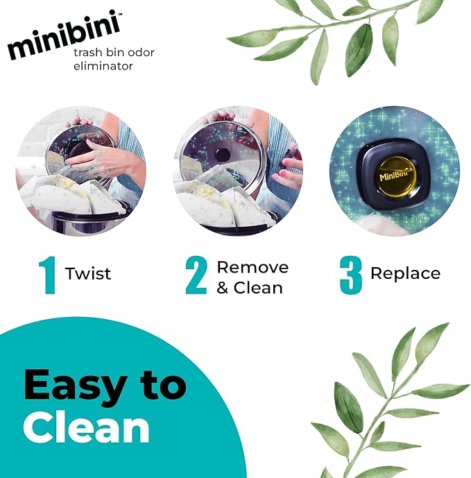 Flint MiniBini Odor Eliminating Device, 30 Day Kitchen, and Garbage Can - Image 4