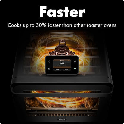 CHEF iQ MiniOven Smart Toaster Oven Air Fryer Combo, 11-in-1 Countertop - Image 3