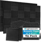Knightsacoustic 96 Pack Sound Proof Foam Panels by Knightsacoustic