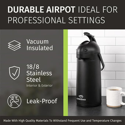 Airpot Coffee Dispenser With Pump, 36 Hours Cold - Image 6