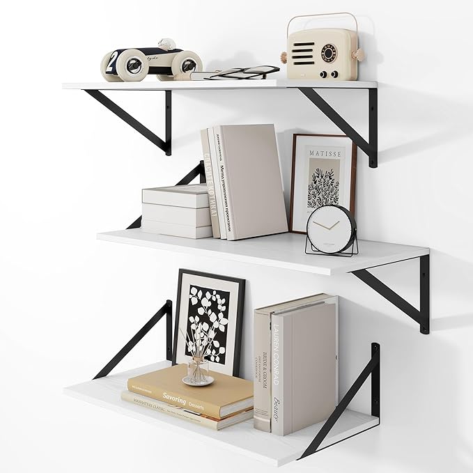 Heimlove 24" W x 12" D Wall Shelves by Heimlove