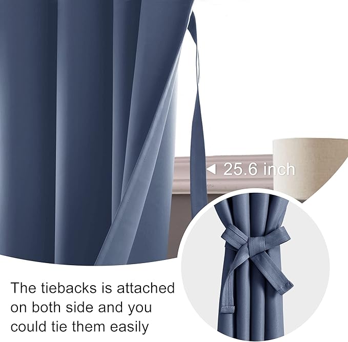 JIUZHEN Blackout Curtains for Bedroom - Image 6