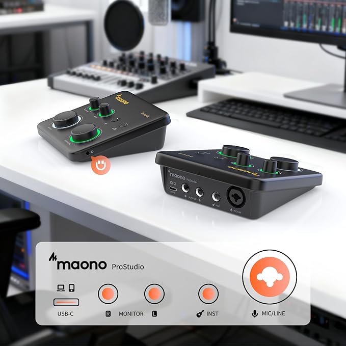 MAONO USB Audio Interface for PC: Interface - Image 4