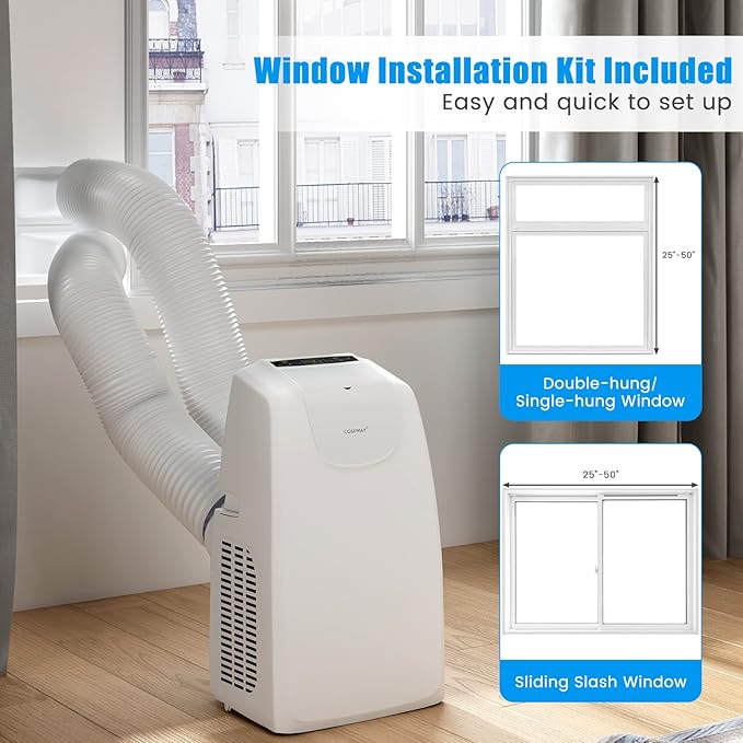 COSTWAY 11, 500 BTU Portable Air Conditioner, - Image 6