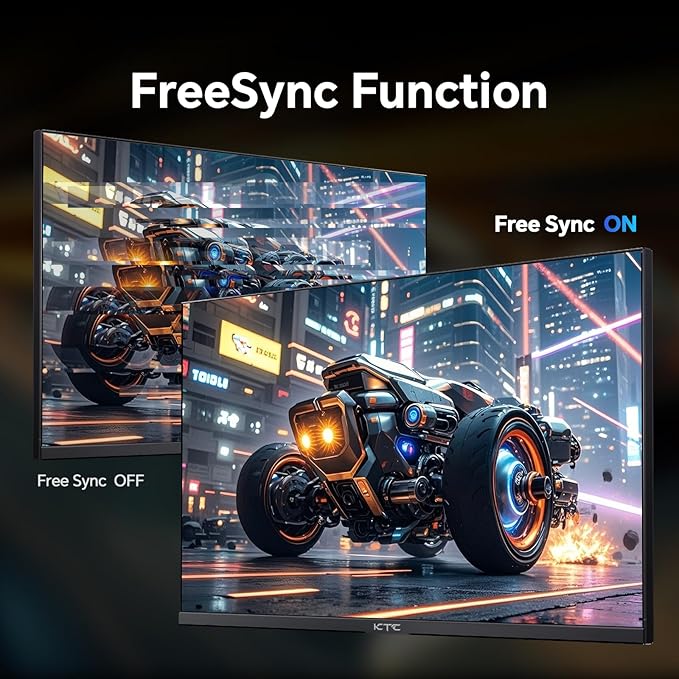 KTC 24 inch Gaming Monitor QHD 180Hz, Fast IPS 1440p Computer Monitor, - Image 9