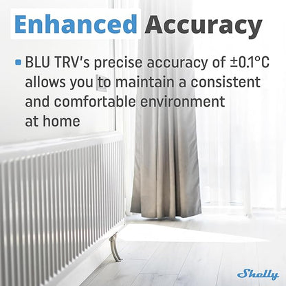 Shelly Blu TRV & Blu Gateway Gen3, Smart Thermostatic Radiator Valve, - Image 5