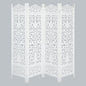 Lightnpro 4-Panel Wooden Room Divider 72"×72" by Lightnpro