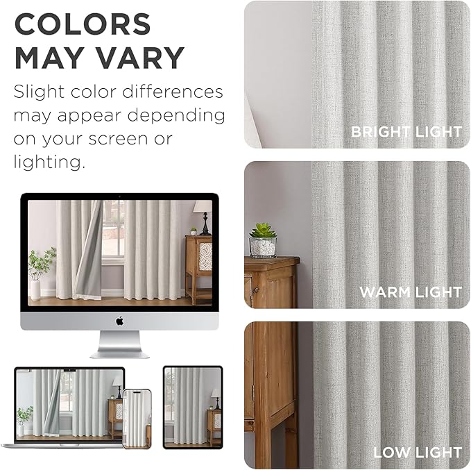 Joydeco Pinch Pleated Curtains - Image 8