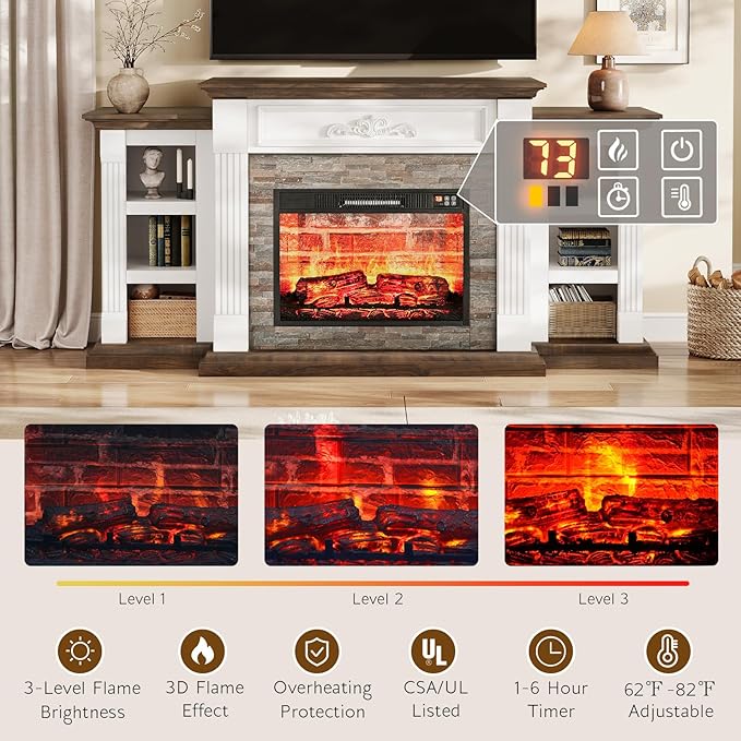 LGHM 72" Electric Fireplace - Image 4