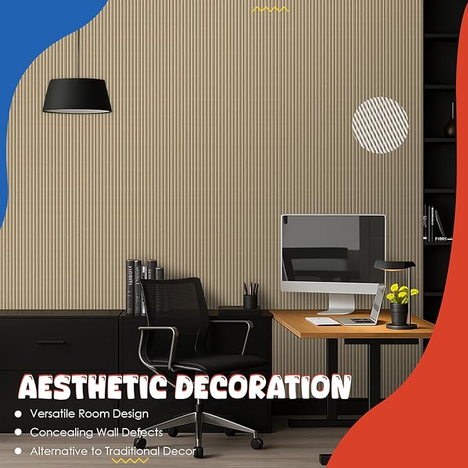 5 Pack Acoustic Panels, 47.2x23.6x0.4 inch Acoustical Wall Panels, Large - Image 5