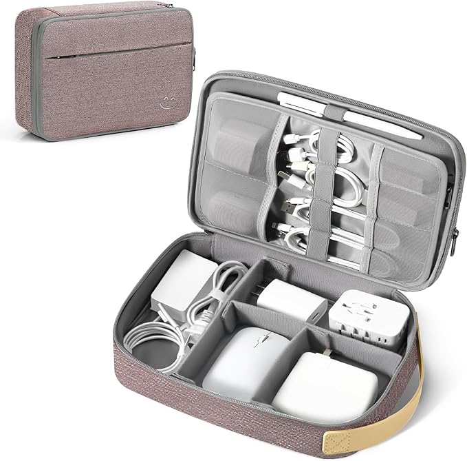 Travelkin Large Cord Organizer Travel, Electronic Organizer Travel Case by MoreThanTravel