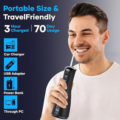 SOLIHY Cordless Water Flosser, Water Dental Flosser, Rechargeable Irrigation - Image 2