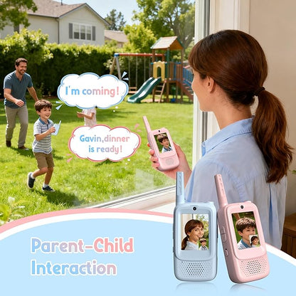 Rush Deer Video Walkie Talkies for Kids, 2 Pack Rechargeable Video Intercom - Image 5